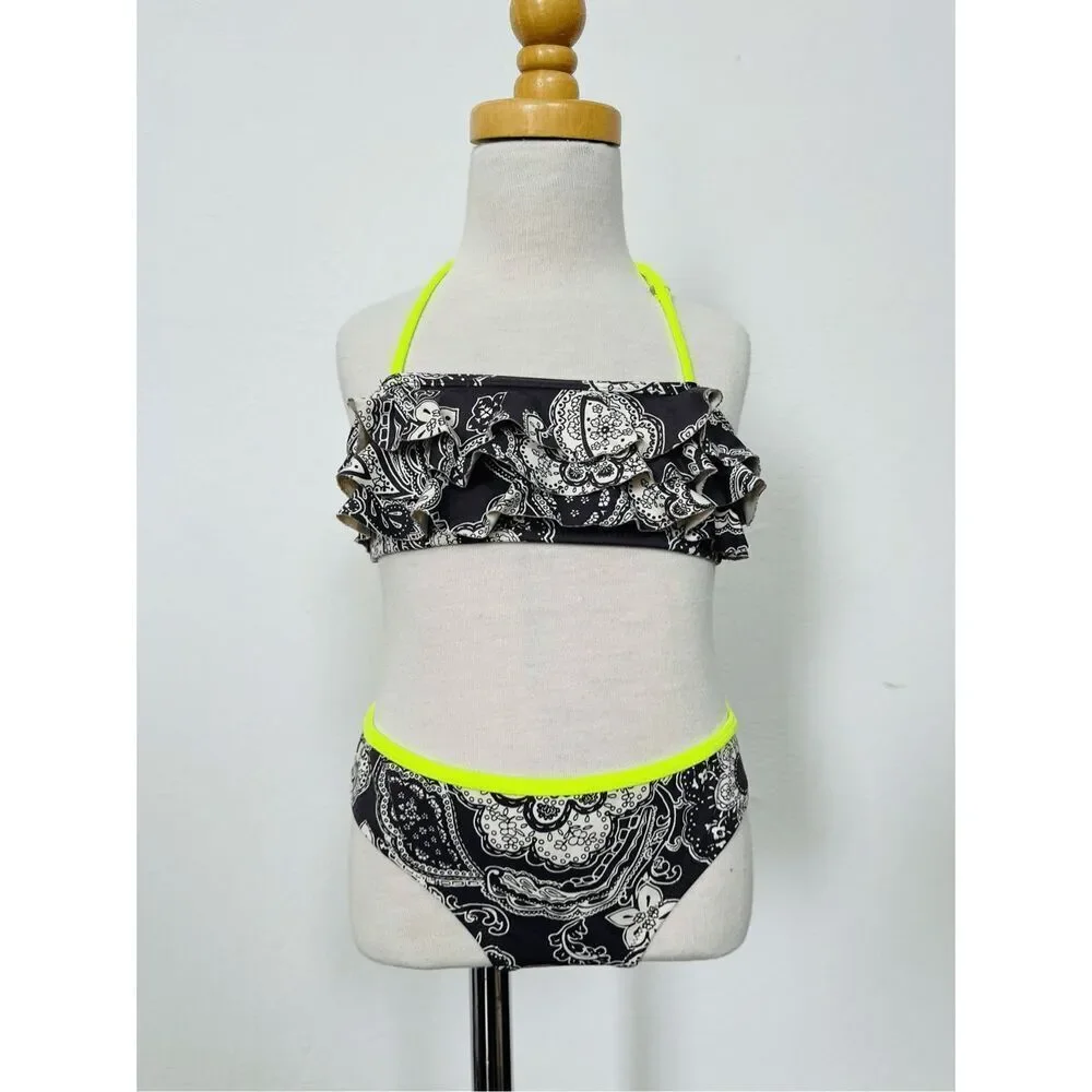 Stella Cove Girls 6 2-piece Ruffled Bikini Swim Suit